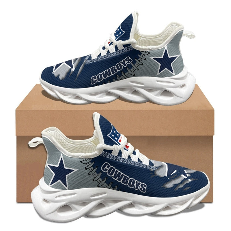 Ideafootwear Dallas Cowboys NFL Max Soul Shoes Sneakers For Men And Women