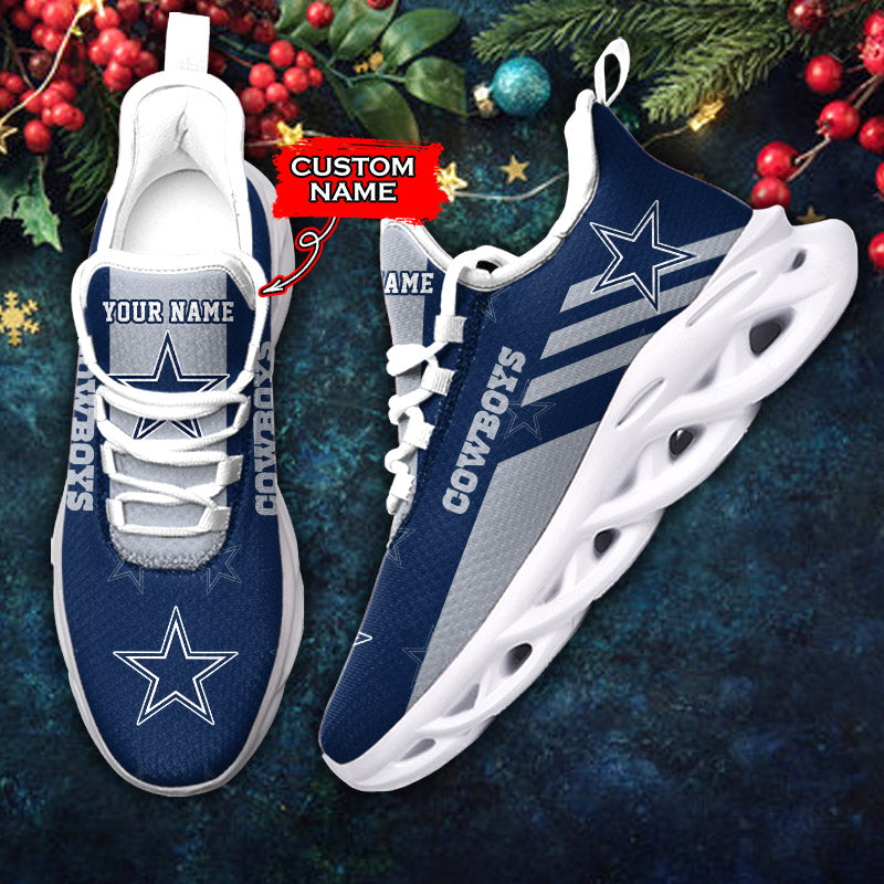 Ideafootwear Dallas Cowboys NFL Max Soul Shoes Sneakers For Men And Women