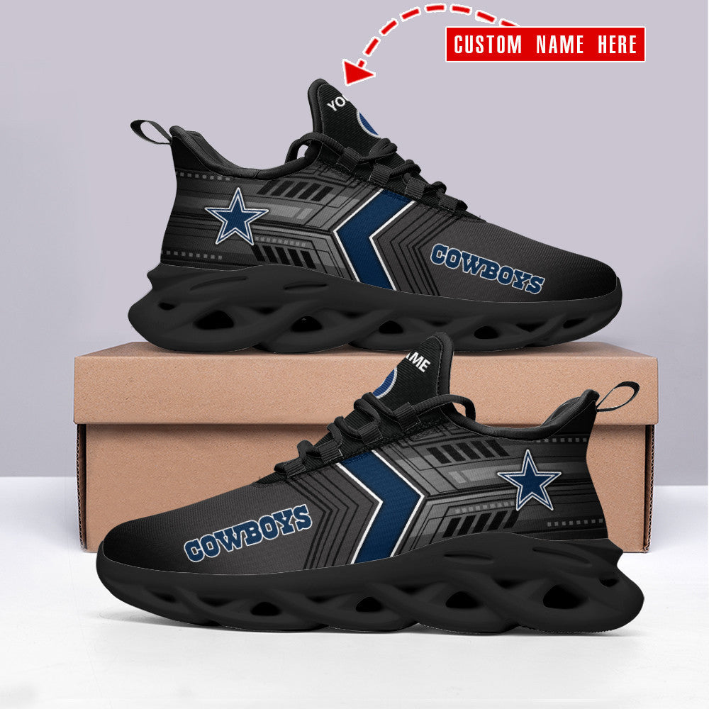 Ideafootwear Dallas Cowboys NFL Max Soul Shoes Sneakers For Men And Women