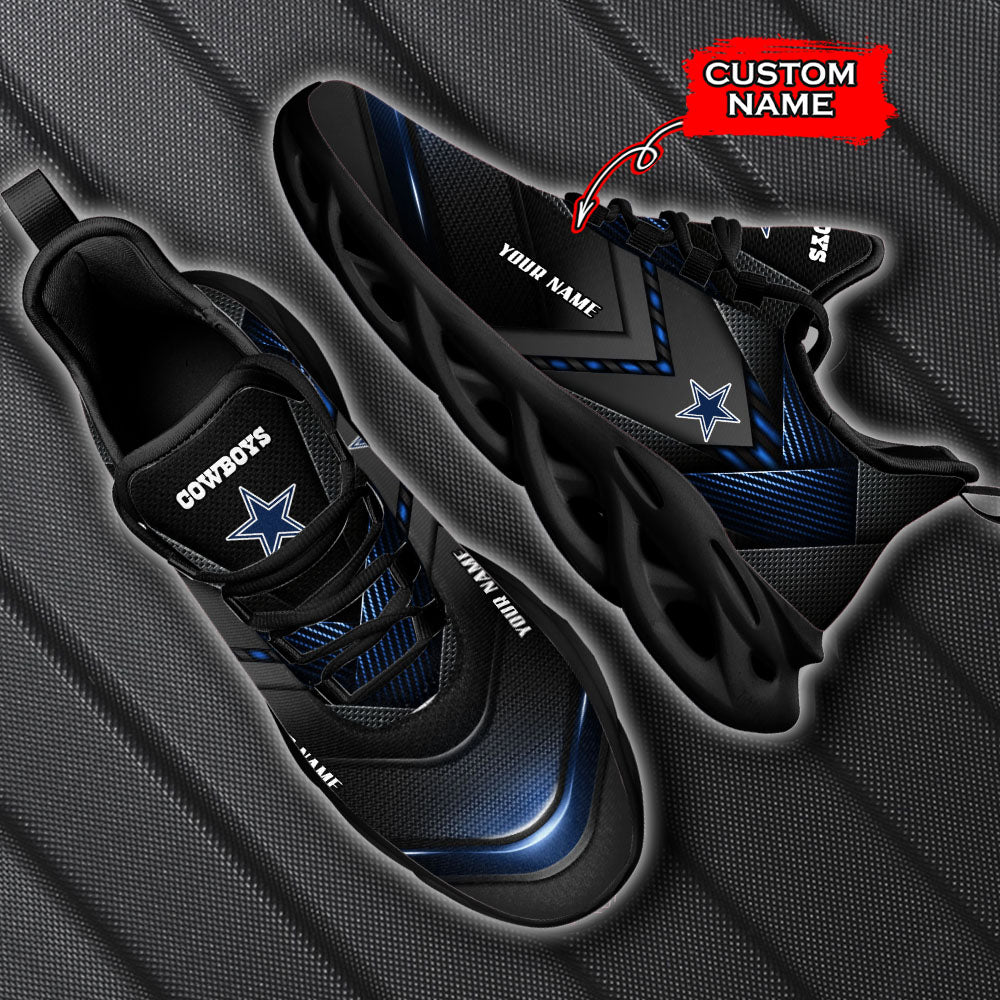 Ideafootwear Dallas Cowboys NFL Max Soul Shoes Sneakers For Men And Women