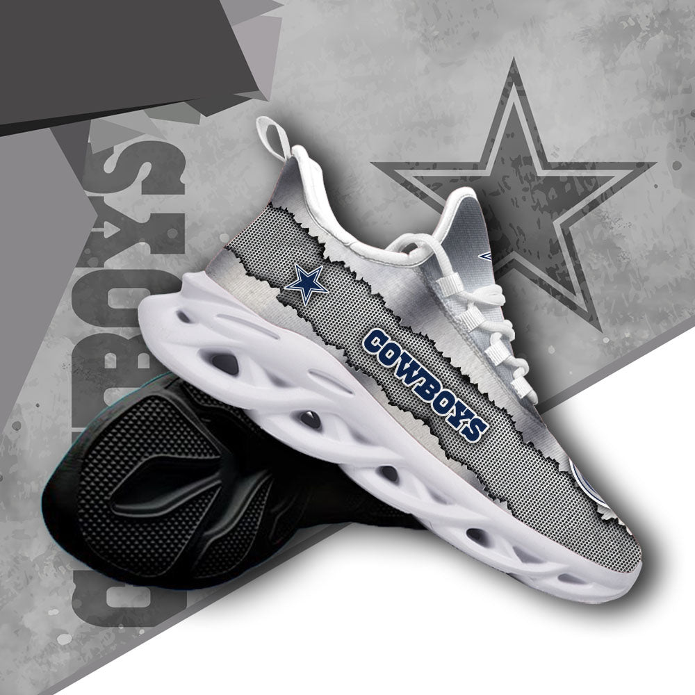 Ideafootwear Dallas Cowboys NFL Max Soul Shoes Sneakers For Men And Women