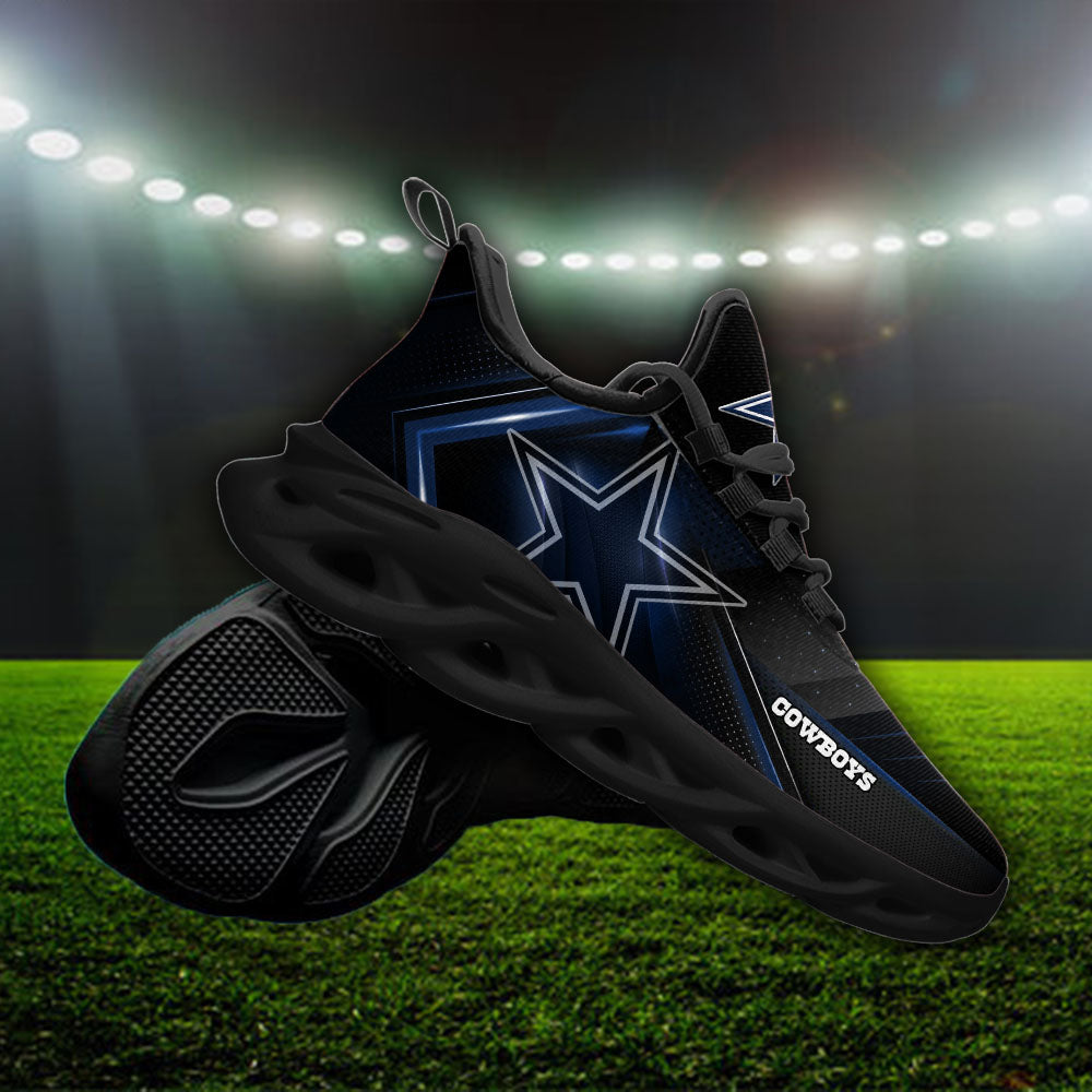 Ideafootwear Dallas Cowboys NFL Max Soul Shoes Sneakers For Men And Women
