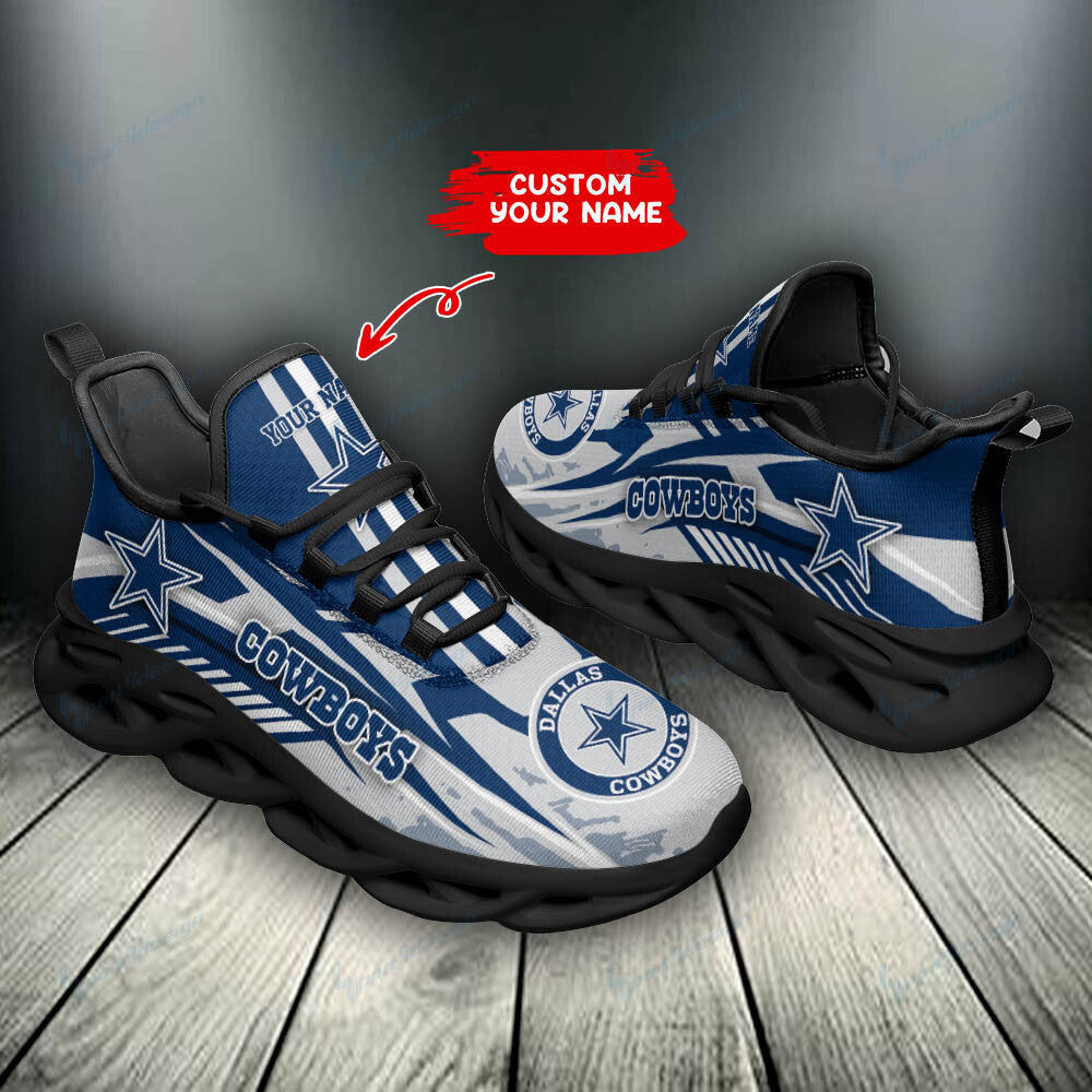 Ideafootwear Dallas Cowboys NFL Max Soul Shoes Sneakers For Men And Women