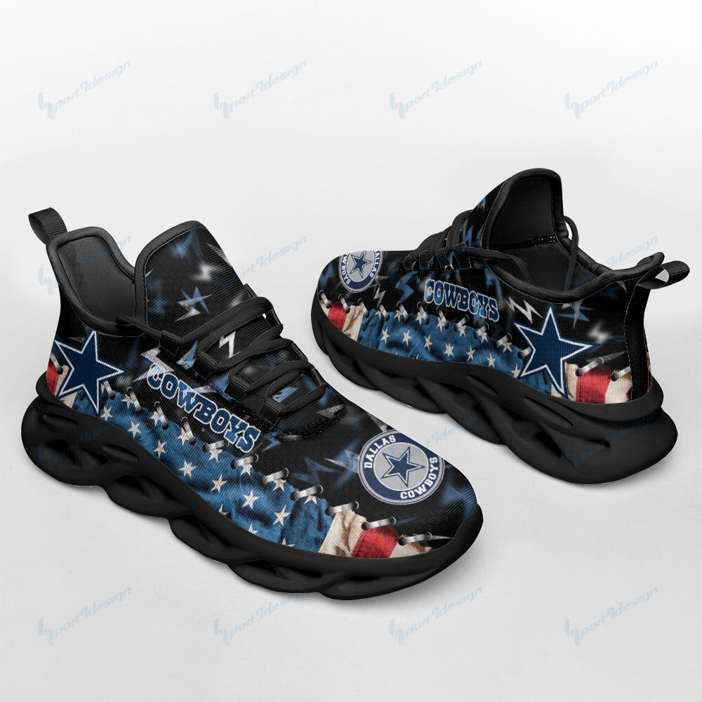 Ideafootwear Dallas Cowboys NFL Max Soul Shoes Sneakers For Men And Women