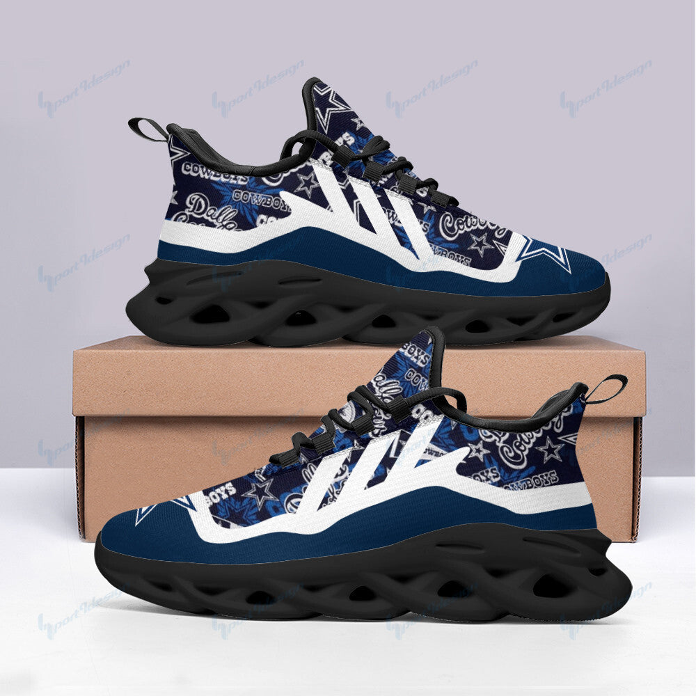 Ideafootwear Dallas Cowboys NFL Max Soul Shoes Sneakers For Men And Women