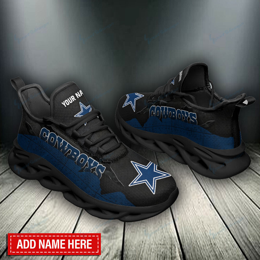 Ideafootwear Dallas Cowboys NFL Max Soul Shoes Sneakers For Men And Women