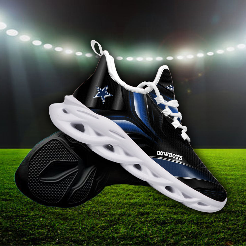 Ideafootwear Dallas Cowboys NFL Max Soul Shoes Sneakers For Men And Women