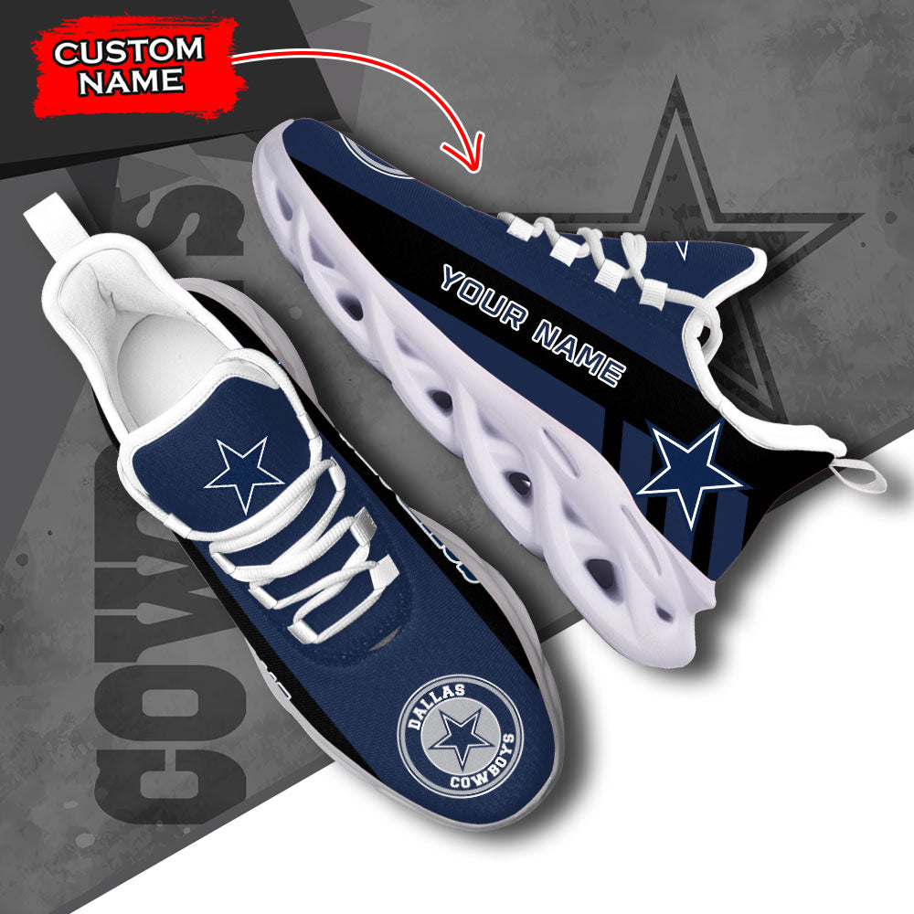 Ideafootwear Dallas Cowboys NFL Max Soul Shoes Sneakers For Men And Women