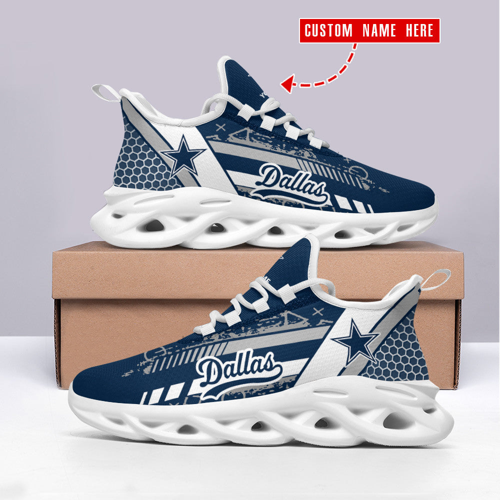 Ideafootwear Dallas Cowboys NFL Max Soul Shoes Sneakers For Men And Women