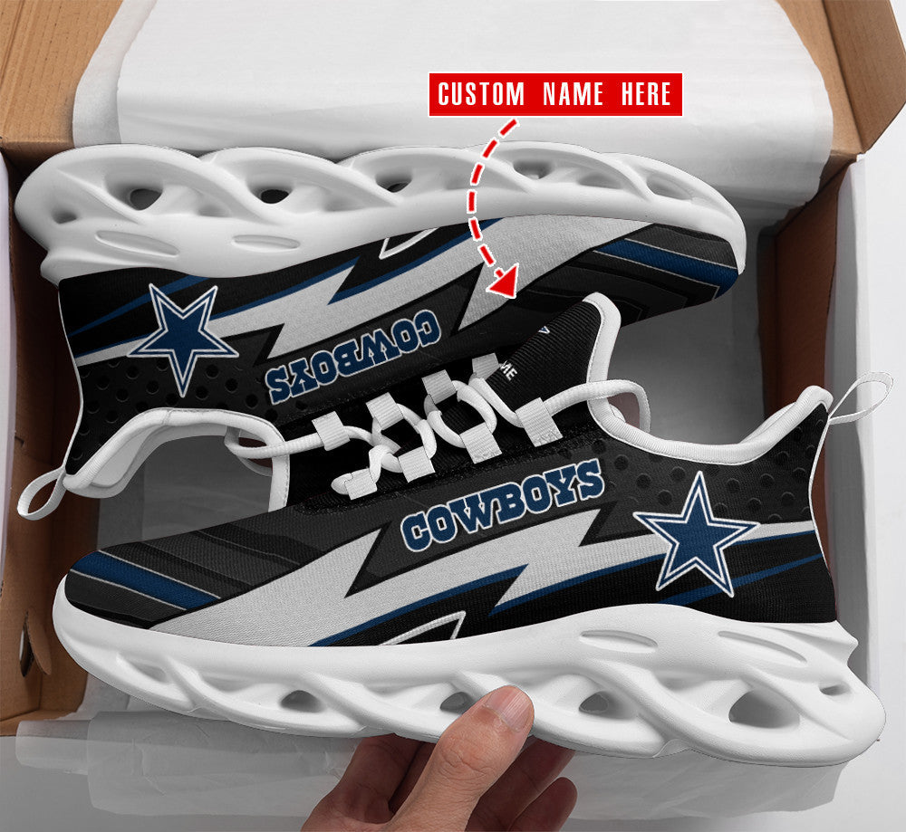 Ideafootwear Dallas Cowboys NFL Max Soul Shoes Sneakers For Men And Women
