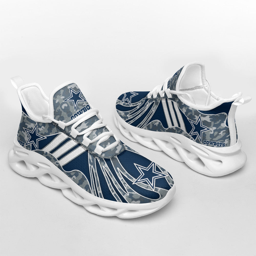 Ideafootwear Dallas Cowboys NFL Max Soul Shoes Sneakers For Men And Women