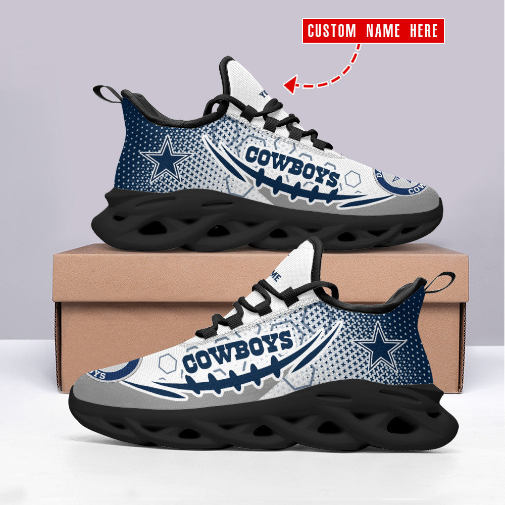 Ideafootwear Dallas Cowboys NFL Max Soul Shoes Sneakers For Men And Women