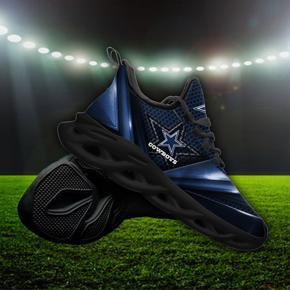 Ideafootwear Dallas Cowboys NFL Max Soul Shoes Sneakers For Men And Women