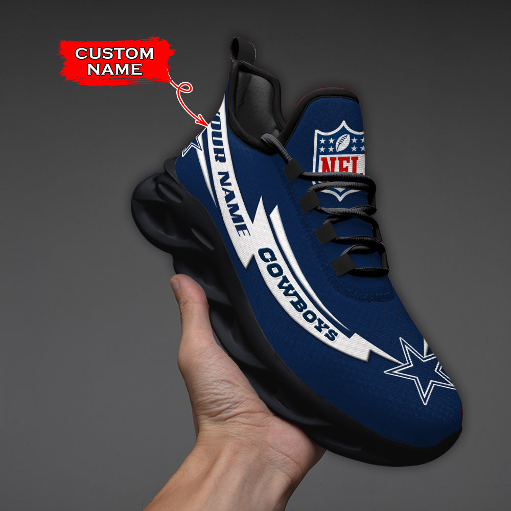 Ideafootwear Dallas Cowboys NFL Max Soul Shoes Sneakers For Men And Women