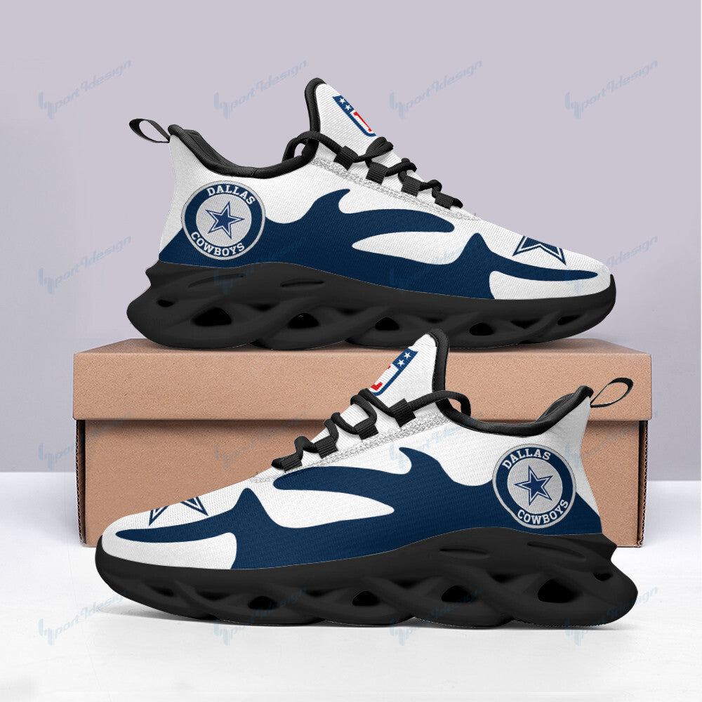Ideafootwear Dallas Cowboys NFL Max Soul Shoes Sneakers For Men And Women