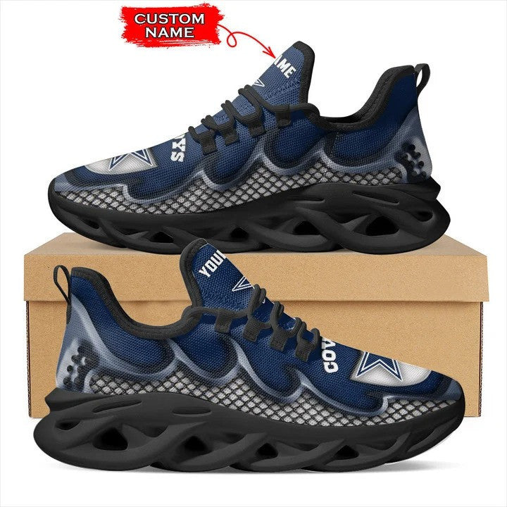 Ideafootwear Dallas Cowboys NFL Max Soul Shoes Sneakers For Men And Women