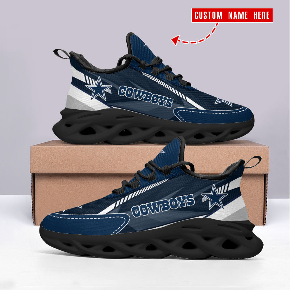 Ideafootwear Dallas Cowboys NFL Max Soul Shoes Sneakers For Men And Women