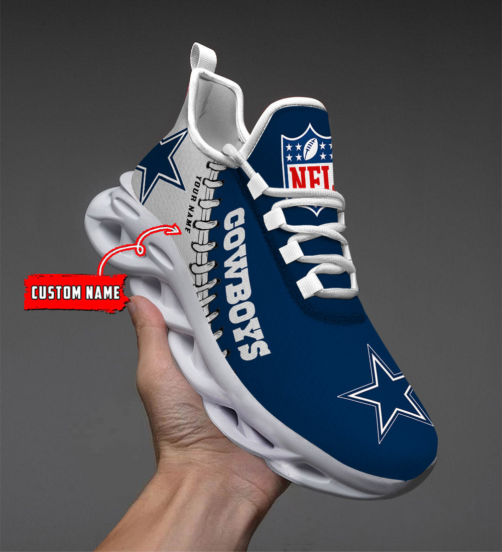 Ideafootwear Dallas Cowboys NFL Max Soul Shoes Sneakers For Men And Women