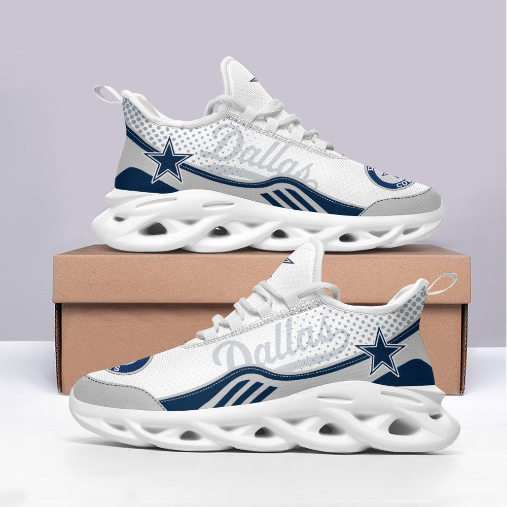 Ideafootwear Dallas Cowboys NFL Max Soul Shoes Sneakers For Men And Women