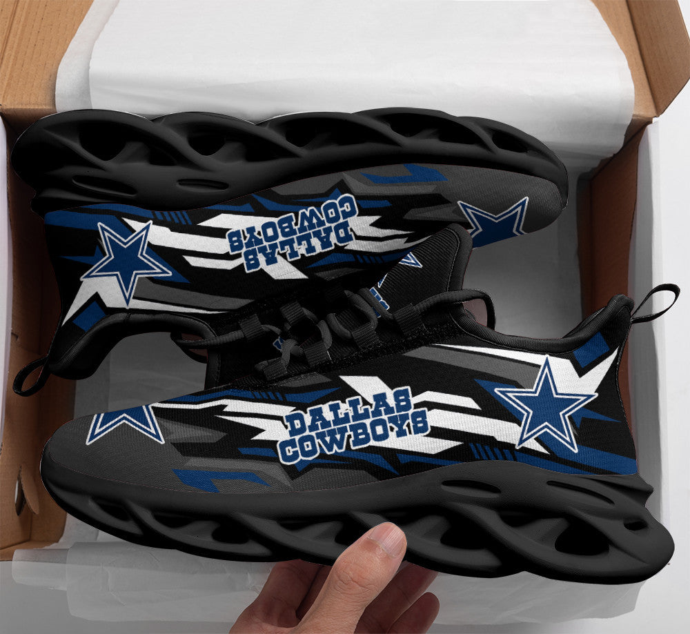 Ideafootwear Dallas Cowboys NFL Max Soul Shoes Sneakers For Men And Women