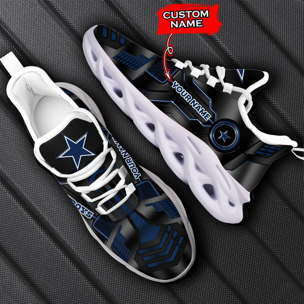 Ideafootwear Dallas Cowboys NFL Max Soul Shoes Sneakers For Men And Women