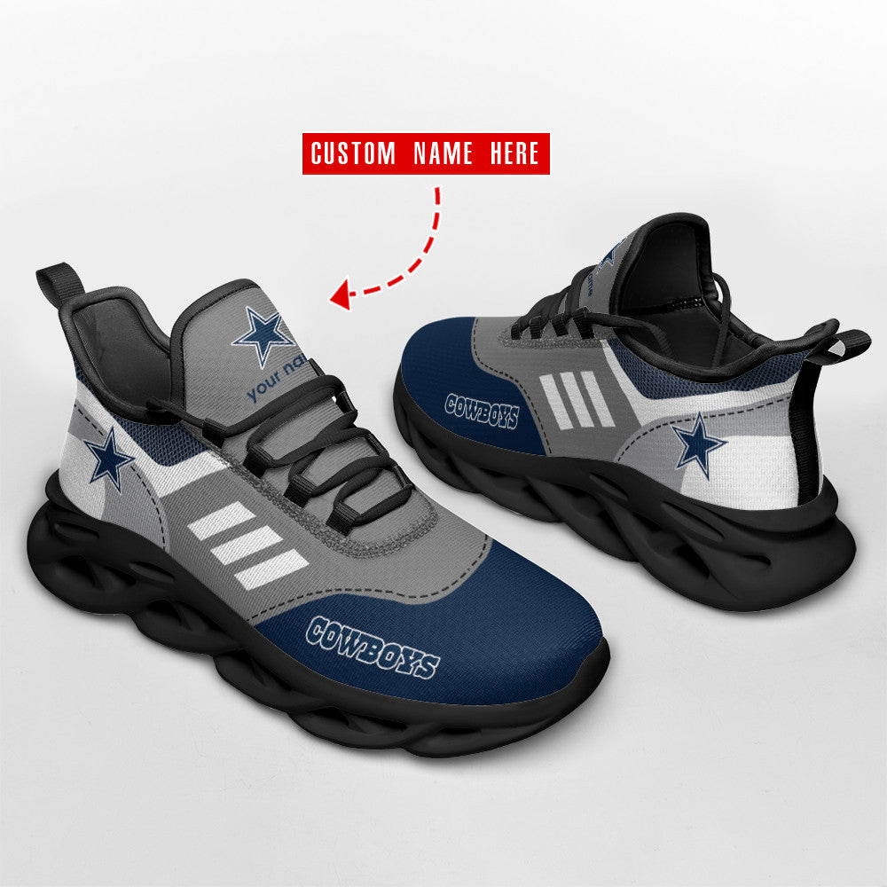 Ideafootwear Dallas Cowboys NFL Max Soul Shoes Sneakers For Men And Women