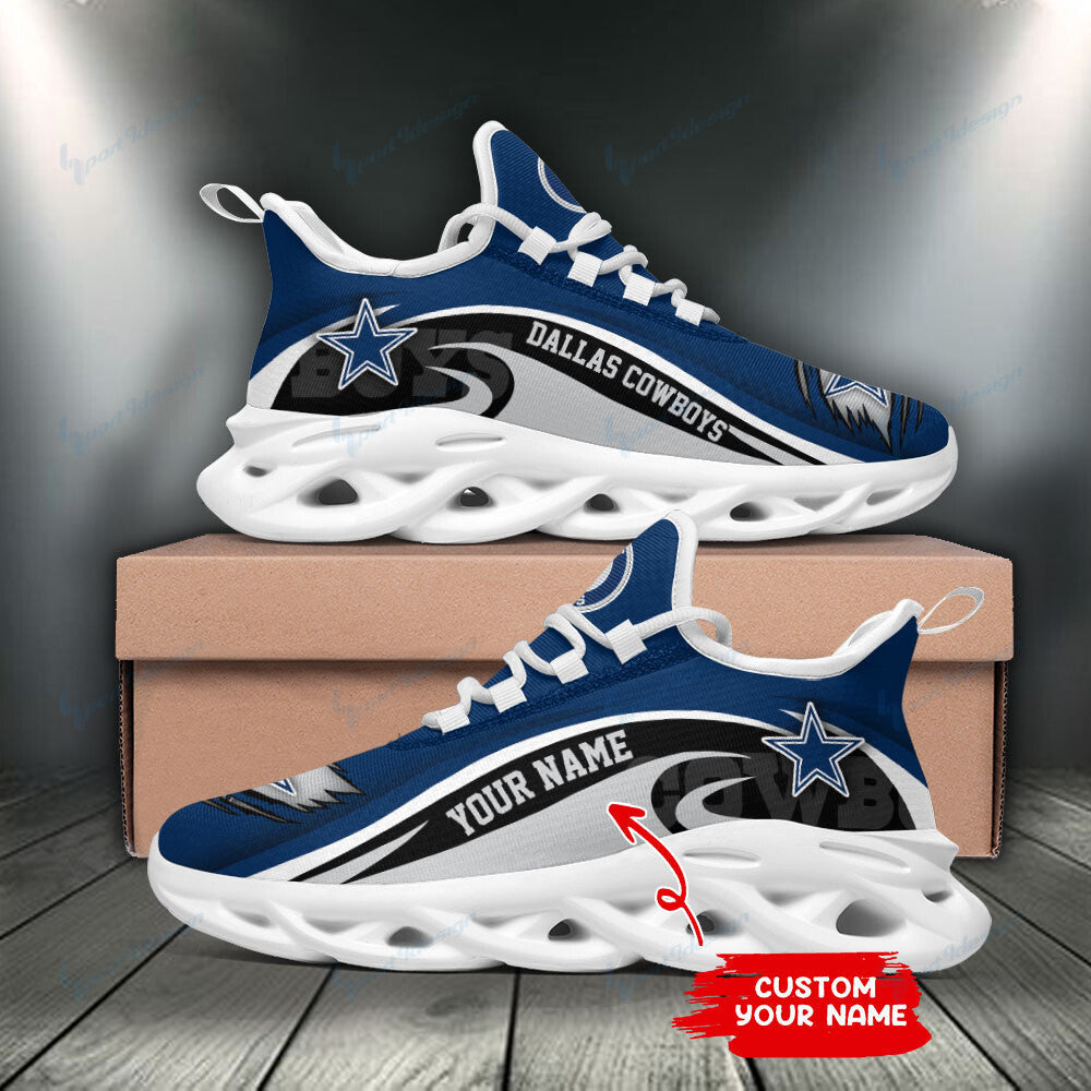 Ideafootwear Dallas Cowboys NFL Max Soul Shoes Sneakers For Men And Women