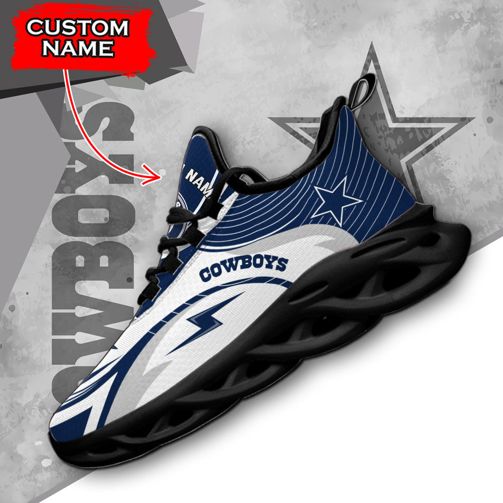 Ideafootwear Dallas Cowboys NFL Max Soul Shoes Sneakers For Men And Women