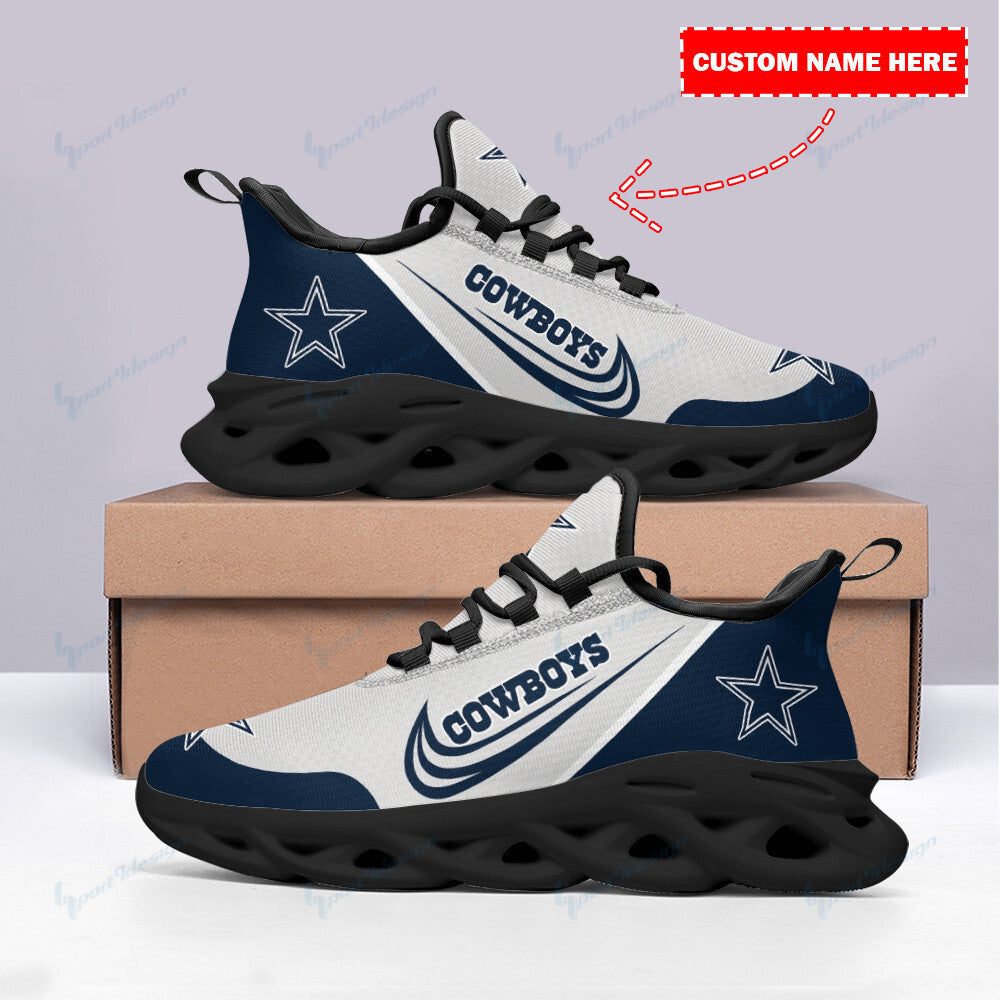 Ideafootwear Dallas Cowboys NFL Max Soul Shoes Sneakers For Men And Women