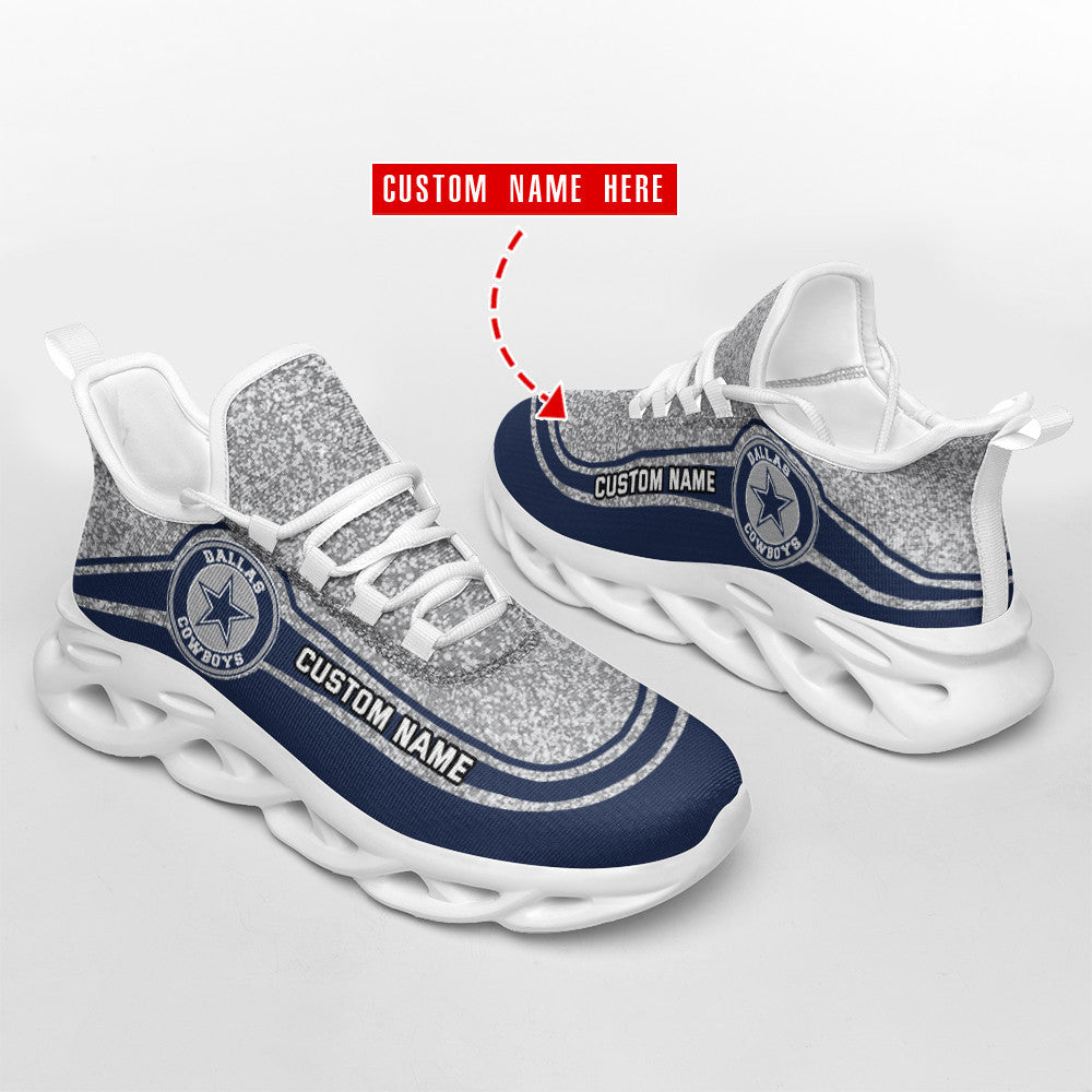 Ideafootwear Dallas Cowboys NFL Max Soul Shoes Sneakers For Men And Women