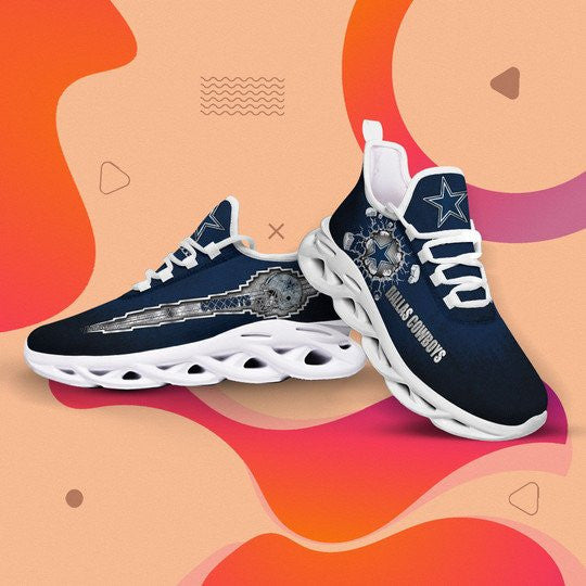 Ideafootwear Dallas Cowboys NFL Max Soul Shoes Sneakers For Men And Women