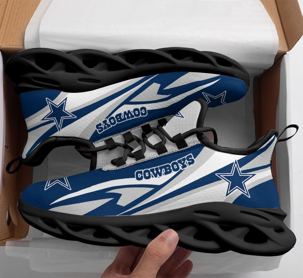 Ideafootwear Dallas Cowboys NFL Max Soul Shoes Sneakers For Men And Women