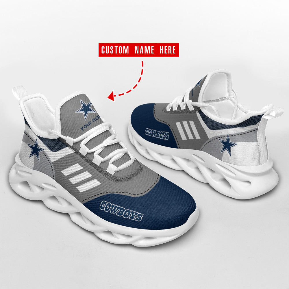 Ideafootwear Dallas Cowboys NFL Max Soul Shoes Sneakers For Men And Women