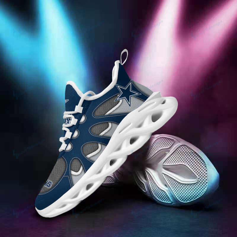 Ideafootwear Dallas Cowboys NFL Max Soul Shoes Sneakers For Men And Women