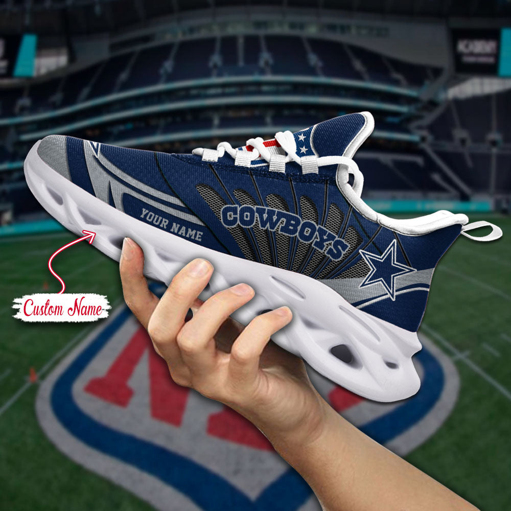 Ideafootwear Dallas Cowboys NFL Max Soul Shoes Sneakers For Men And Women