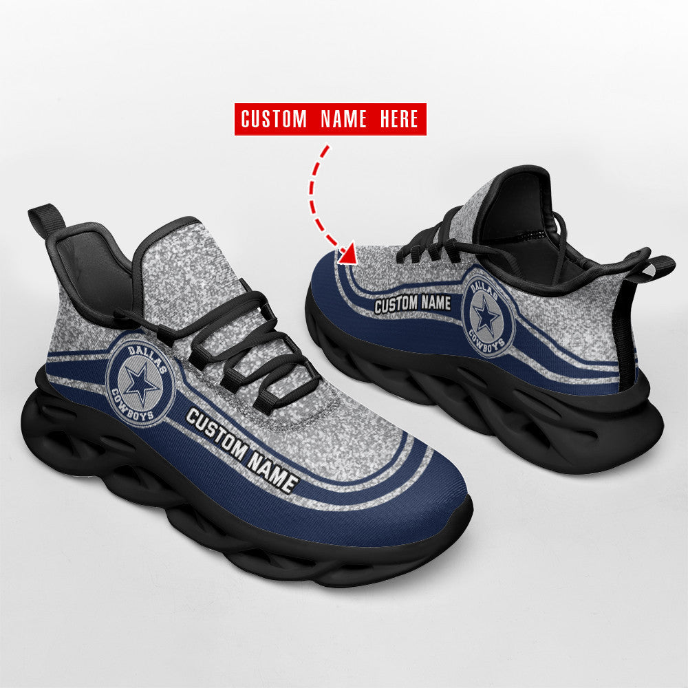 Ideafootwear Dallas Cowboys NFL Max Soul Shoes Sneakers For Men And Women