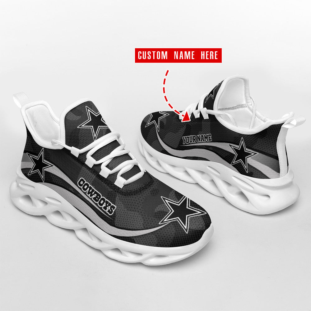 Ideafootwear Dallas Cowboys NFL Max Soul Shoes Sneakers For Men And Women