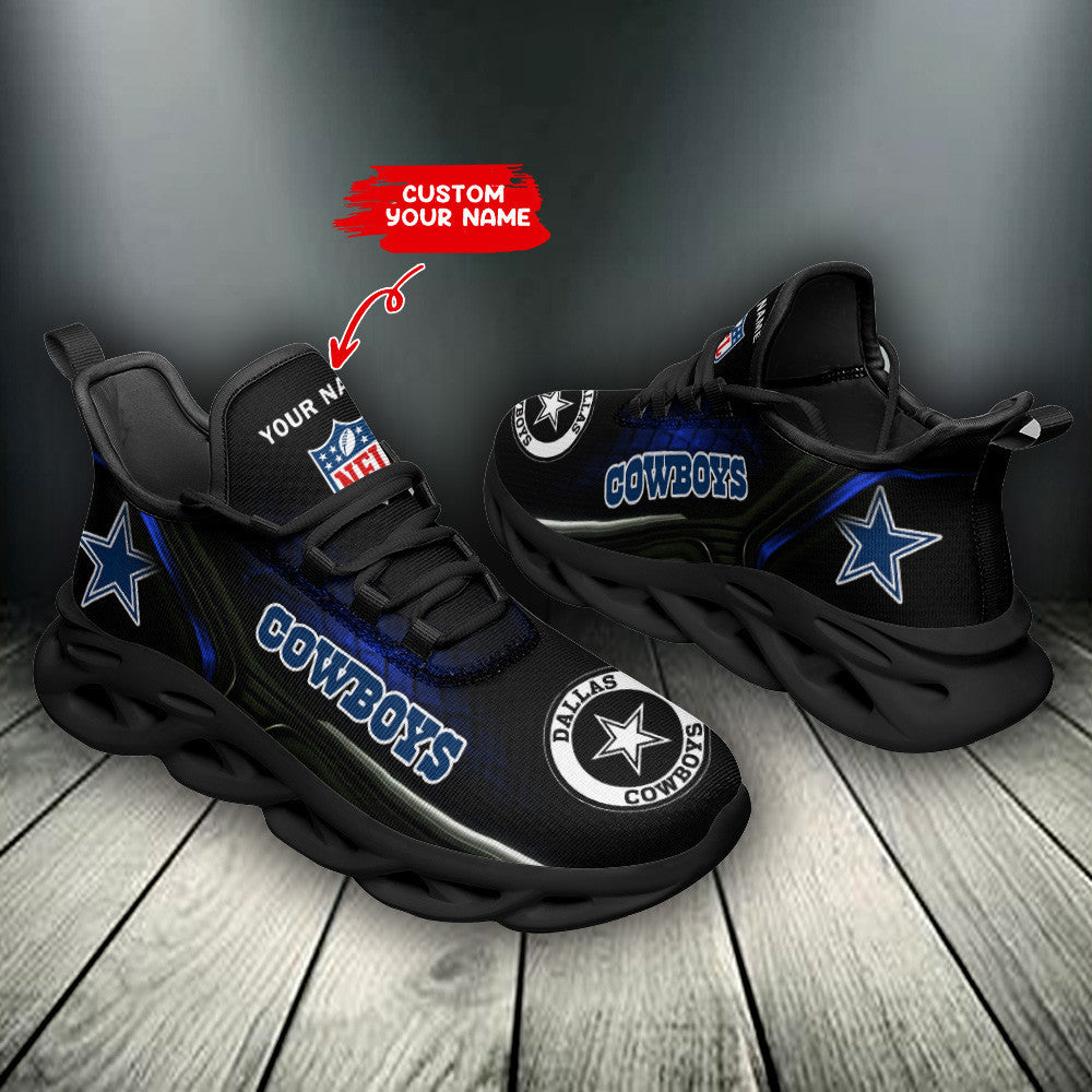 Ideafootwear Dallas Cowboys NFL Max Soul Shoes Sneakers For Men And Women