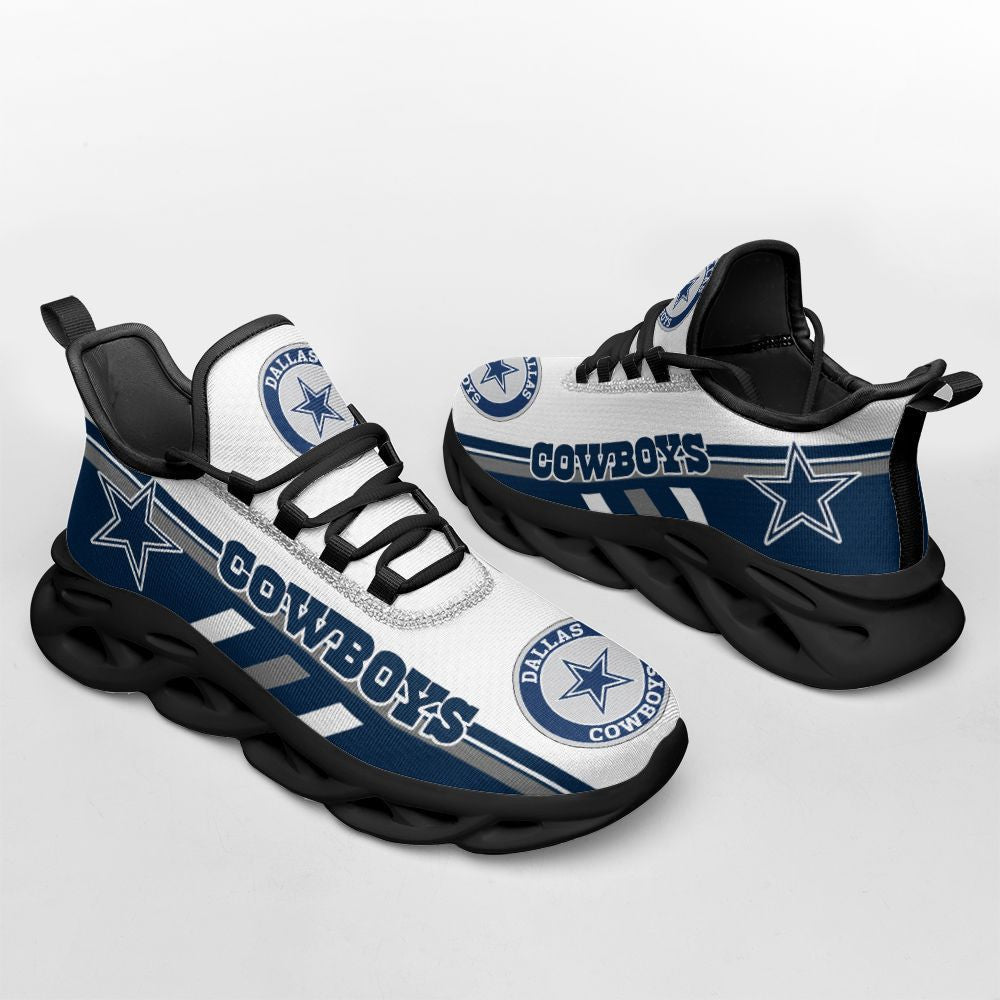 Ideafootwear Dallas Cowboys NFL Max Soul Shoes Sneakers For Men And Women