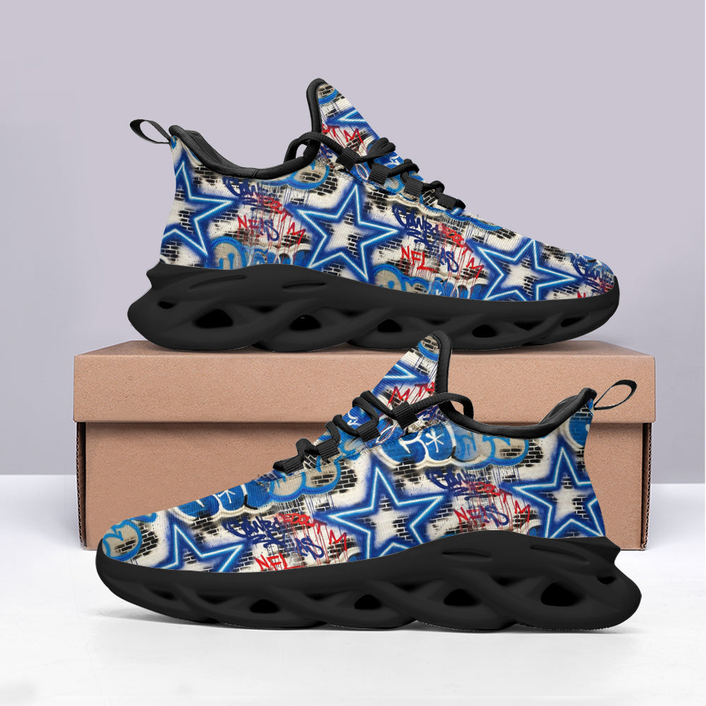 Ideafootwear Dallas Cowboys NFL Max Soul Shoes Sneakers For Men And Women