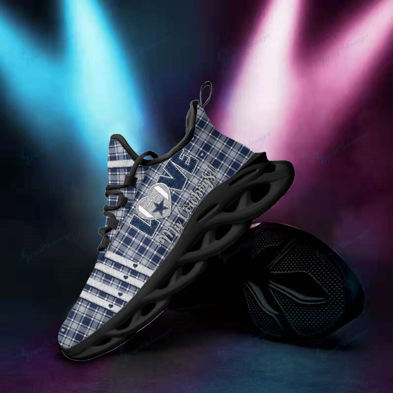 Ideafootwear Dallas Cowboys NFL Max Soul Shoes Sneakers For Men And Women
