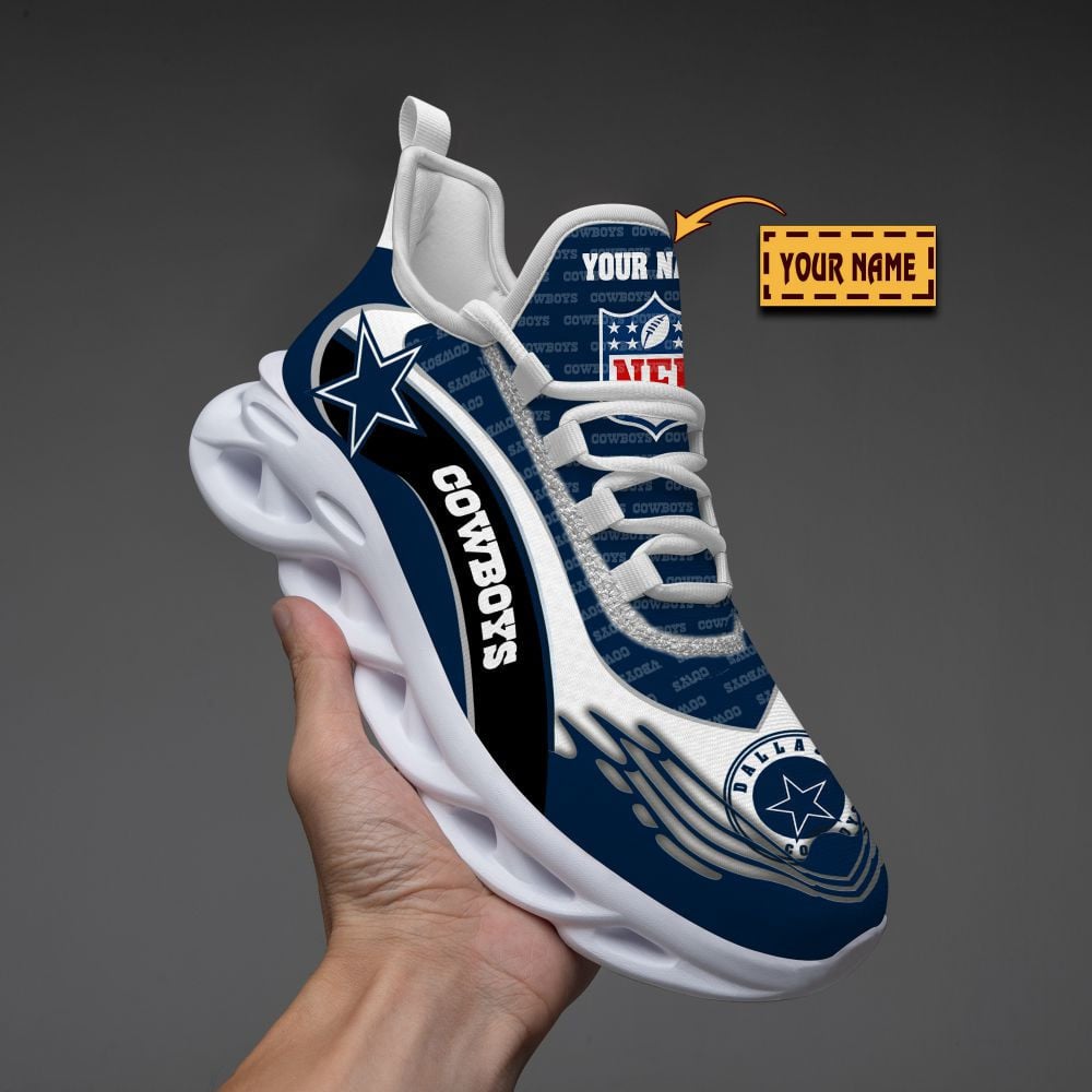 Ideafootwear Dallas Cowboys NFL Max Soul Shoes Sneakers For Men And Women
