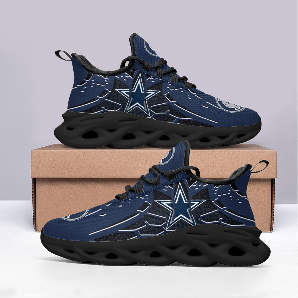 Ideafootwear Dallas Cowboys NFL Max Soul Shoes Sneakers For Men And Women