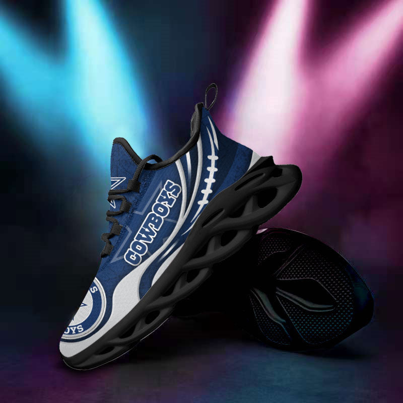 Ideafootwear Dallas Cowboys NFL Max Soul Shoes Sneakers For Men And Women