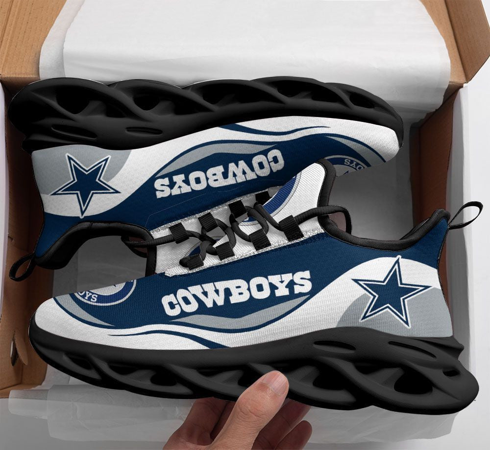 Ideafootwear Dallas Cowboys NFL Max Soul Shoes Sneakers For Men And Women