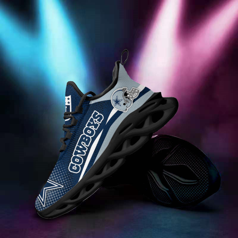 Ideafootwear Dallas Cowboys NFL Max Soul Shoes Sneakers For Men And Women