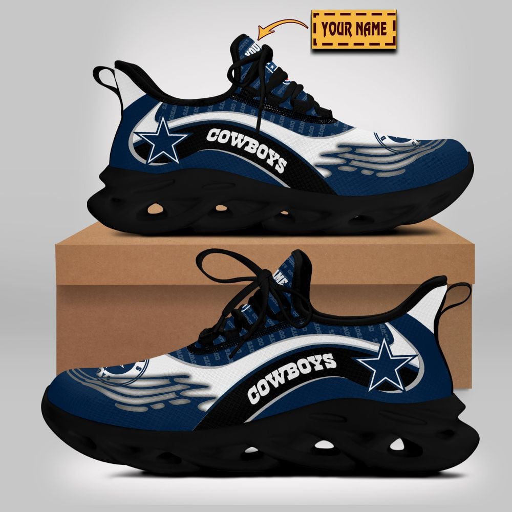 Ideafootwear Dallas Cowboys NFL Max Soul Shoes Sneakers For Men And Women
