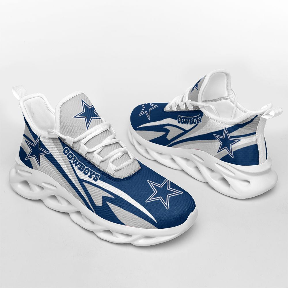 Ideafootwear Dallas Cowboys NFL Max Soul Shoes Sneakers For Men And Women