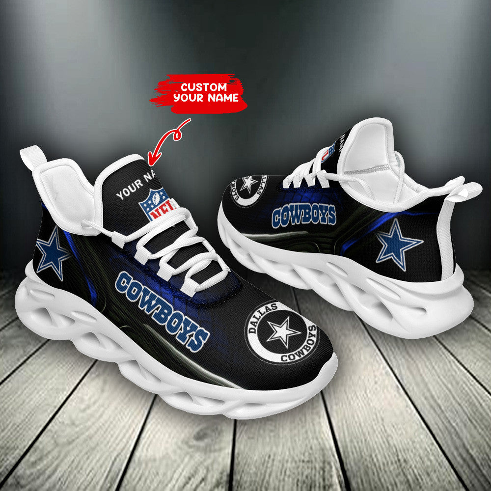 Ideafootwear Dallas Cowboys NFL Max Soul Shoes Sneakers For Men And Women