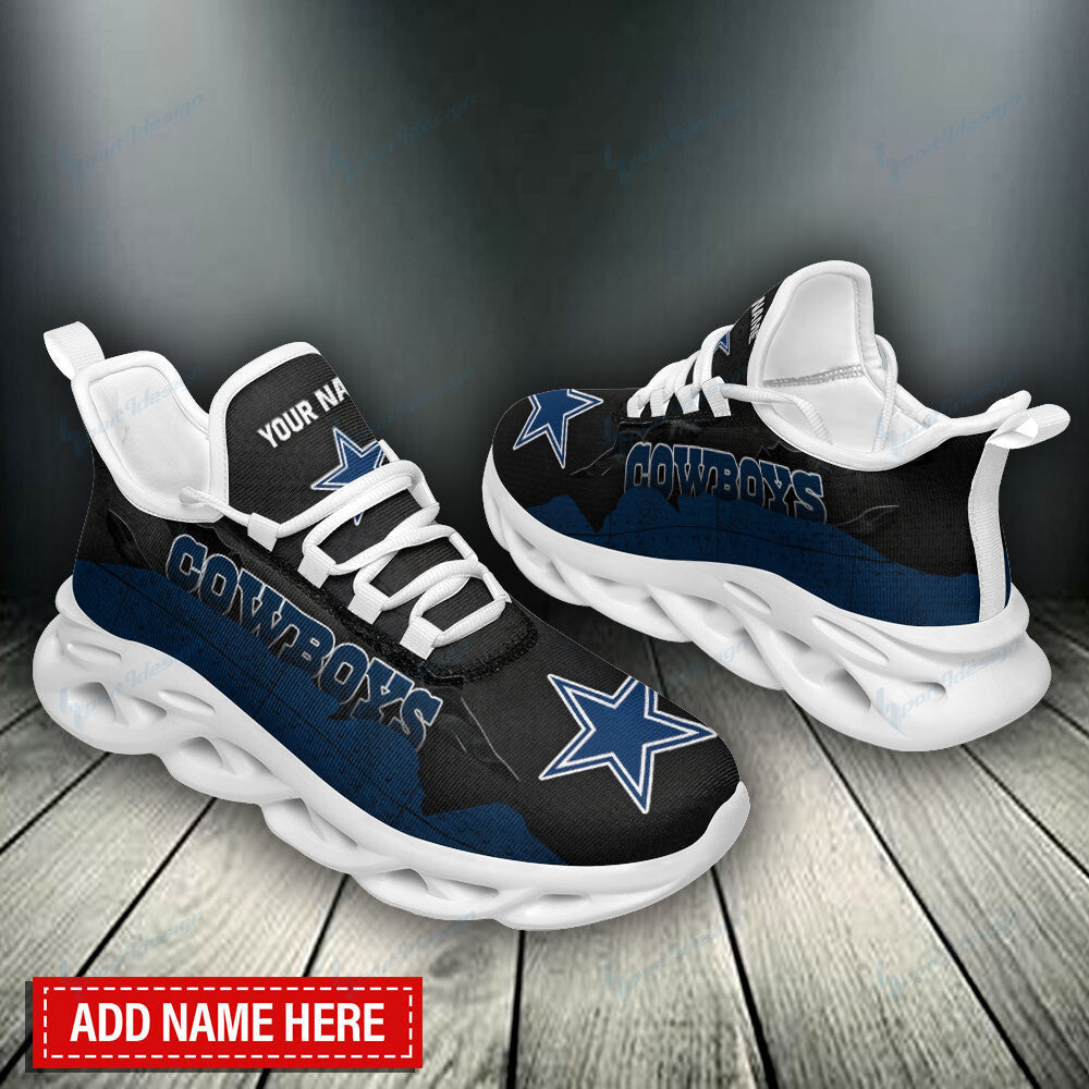 Ideafootwear Dallas Cowboys NFL Max Soul Shoes Sneakers For Men And Women